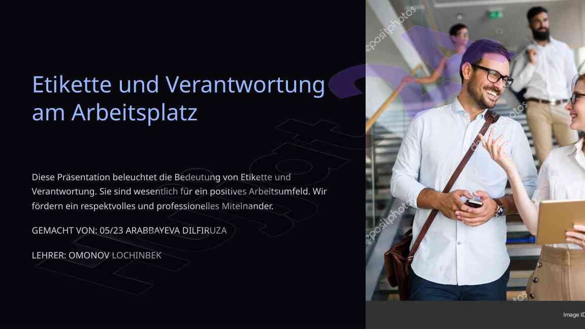 Bedeutung von etikette am arbeitsplatz