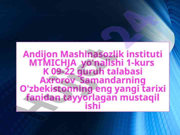 Mustaqillik deklaratsiyasining tarixi tafsilotlari