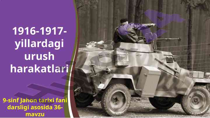 1916-1917 yillardagi verdun jangi va urush tarixi