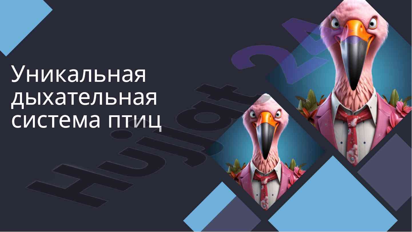 Уникальная дыхательная система птиц
