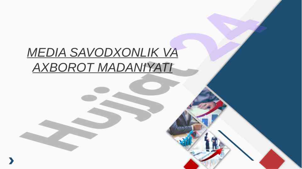 Media savodxonlik va axborot madaniyati tahlili