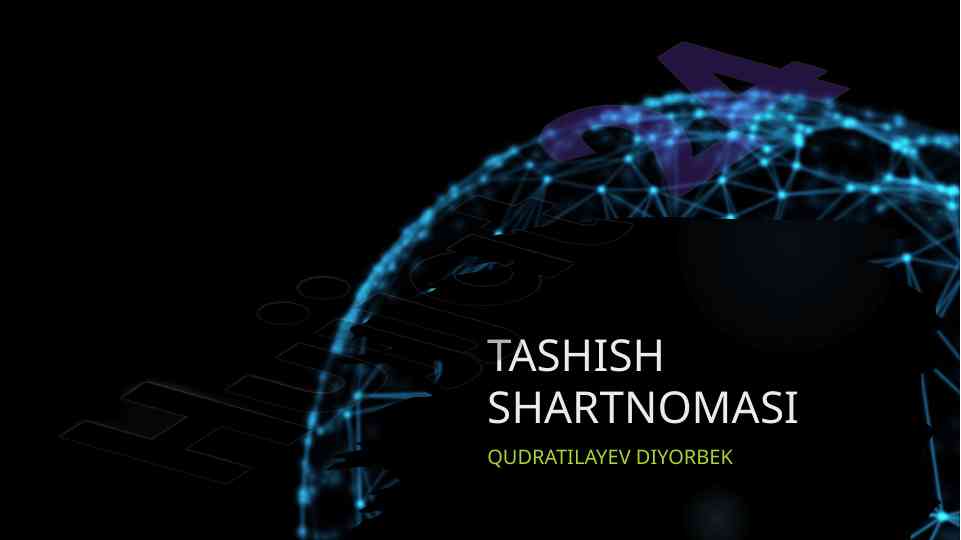 Tashish shartnomalari: tushunchalar va turlari