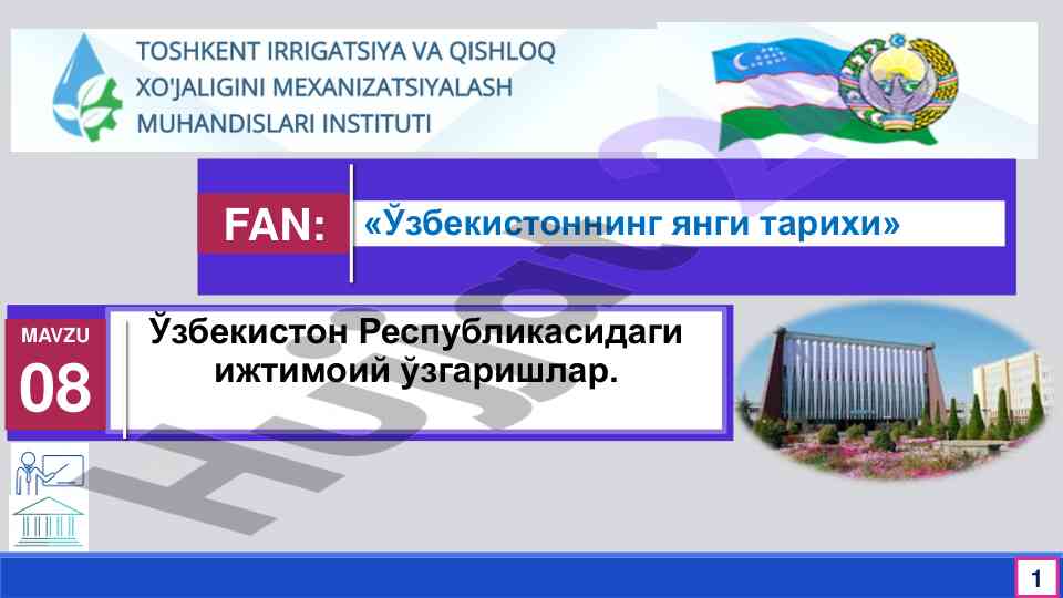 Ijtimoiy o'zgarishlar va ijtimoiy siyosat analizi
