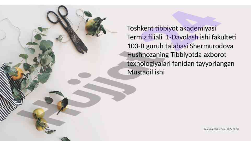 Tibbiy biologik masalalar yechish algoritmlarini modellash