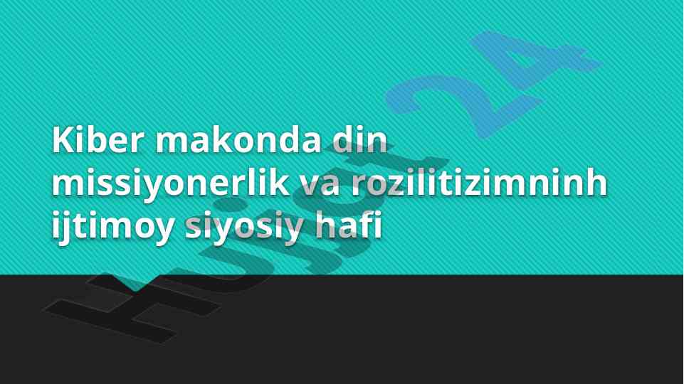 Kiber makonda din va ta'lim strategiyalari
