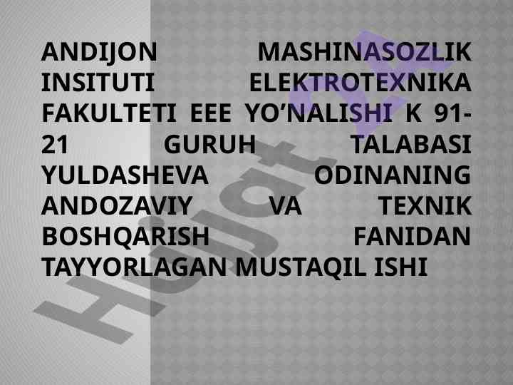 Tokarlik dastgohida elektr yuritmalar turlari