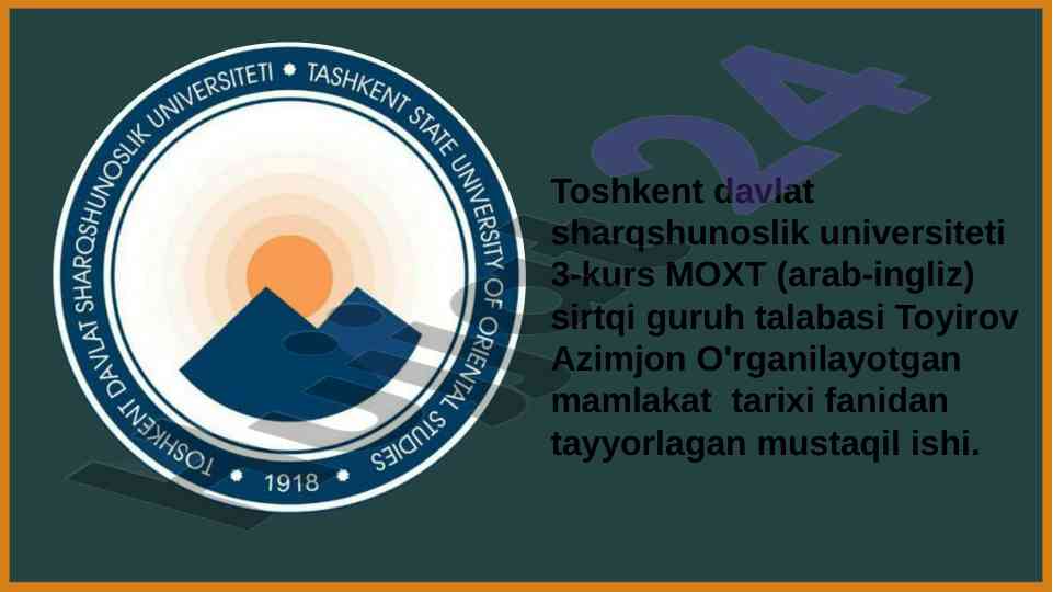 Markaziy osiyo tarixi: qoraxoniylar hukmronligi