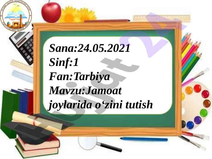 Jamoat joylarida o‘zini tutish bo‘yicha tavsiyalar