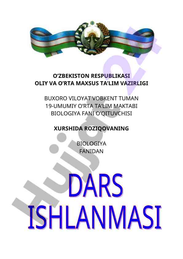 Ovqat hazm qilish a’zolarining tuzilishi va vazifasi