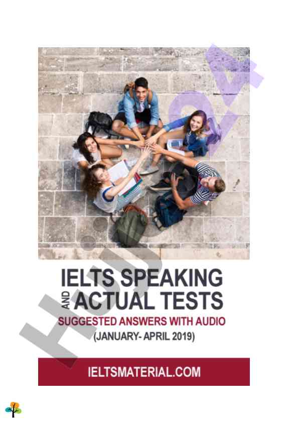 Ielts speaking model answers for exam preparation