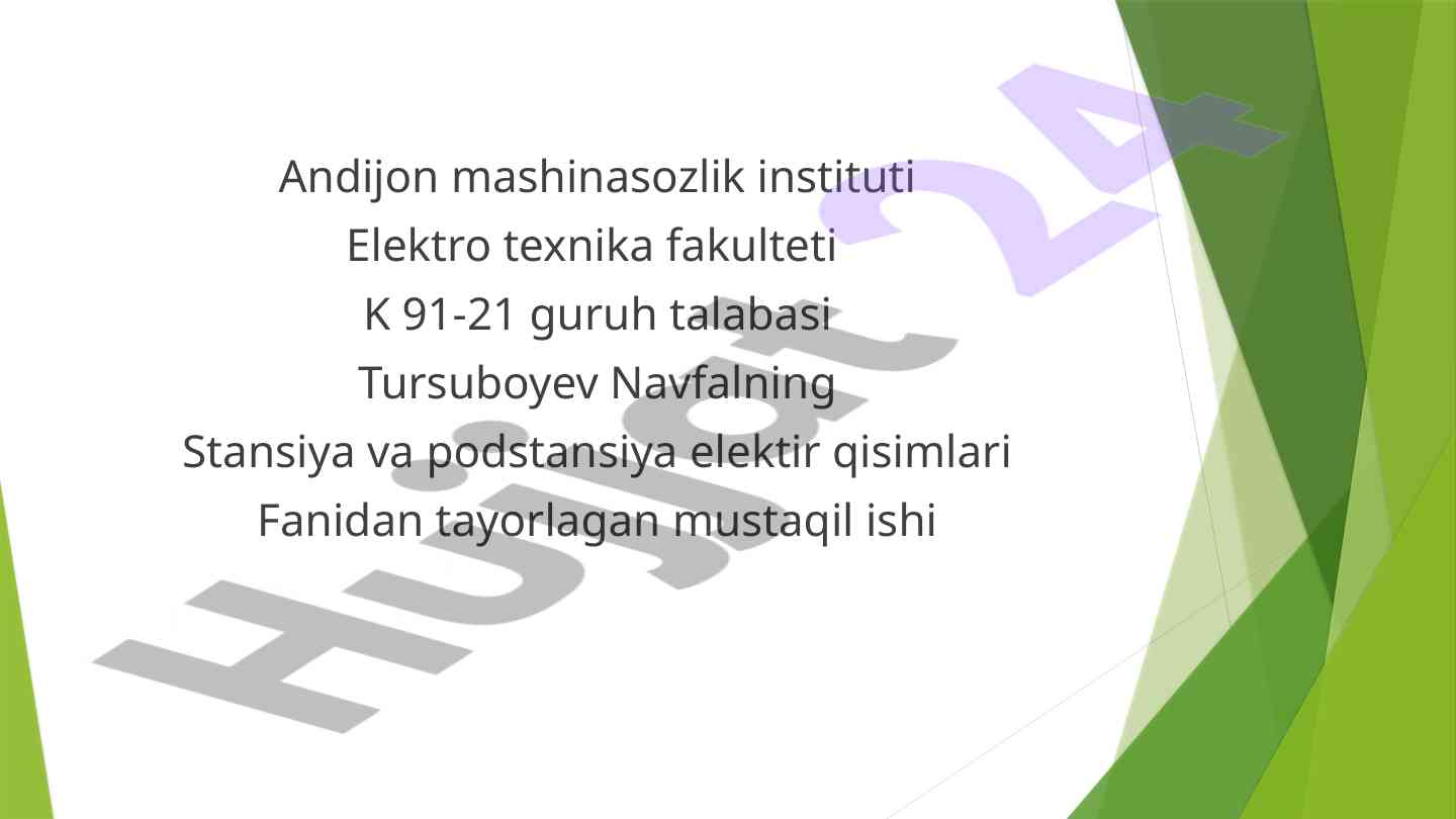 Yerga tutashtiruvchi qurilmalarning vazifasi va tuzilishi