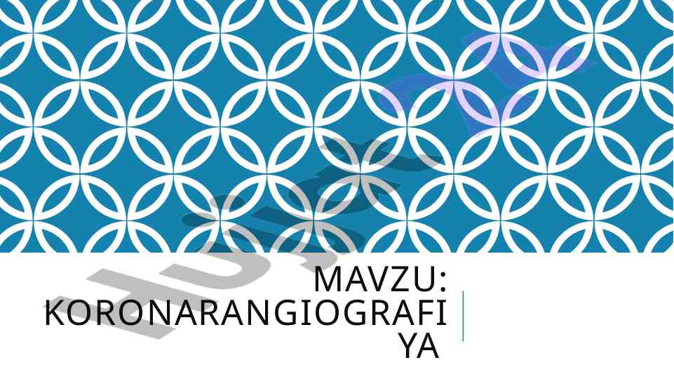 Koronar angiografiya: metod va qo'llanilishi
