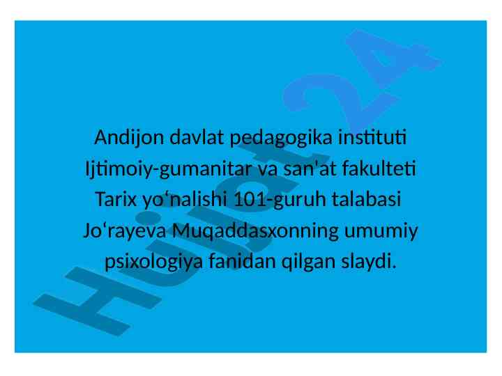 Yetuklik va keksalikning psixologik xususiyatlari