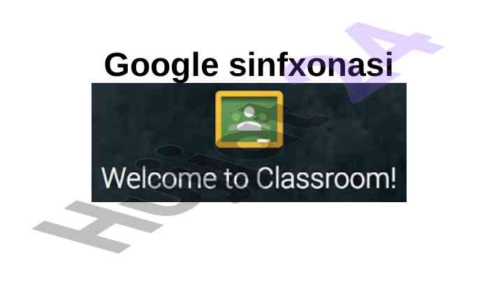 Google sinfxonasi yaratish bo'yicha qo'llanma