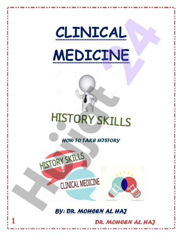 Clinical medicine history taking techniques