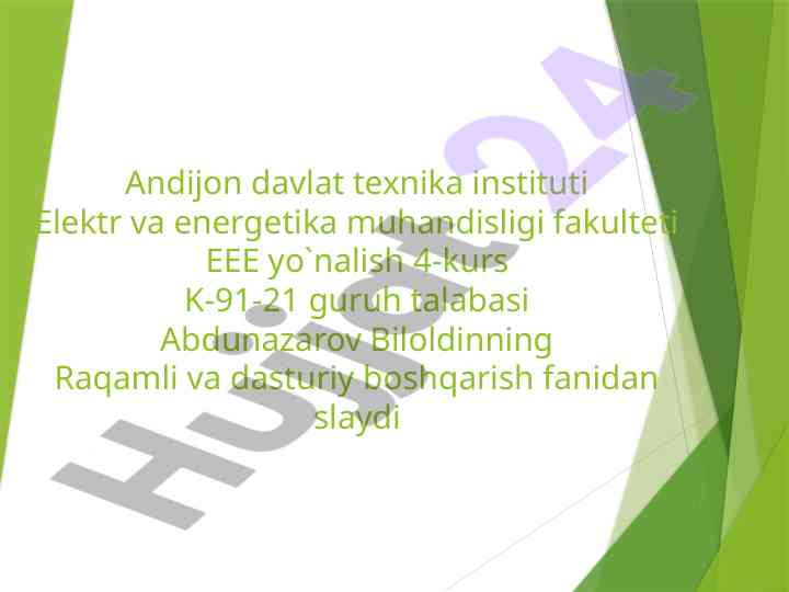 Dasturiy ta’minot bilan avtomatlashtirish jarayonlari