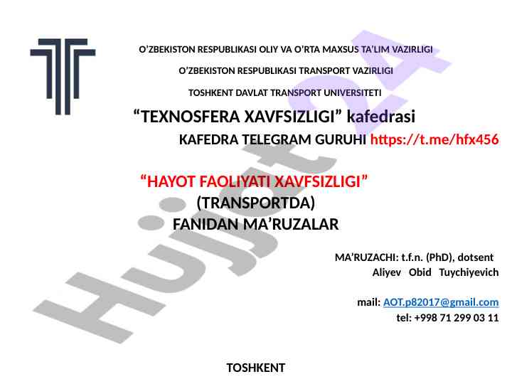 Havoning sog‘lomlashtirilishi bo‘yicha tadqiqotlar