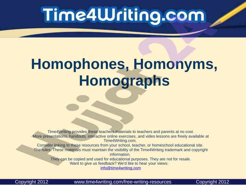 Understanding homophones homonyms and homographs