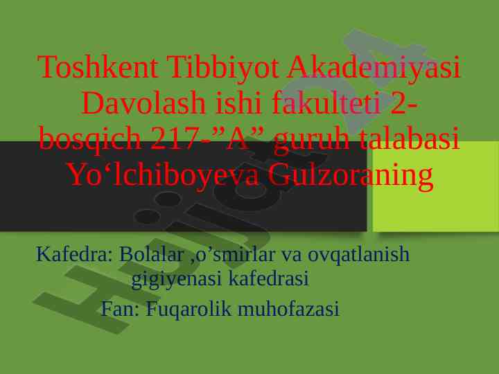 Omaviy qirg'in qurollarining tasnifi va tibbiy taktikalar