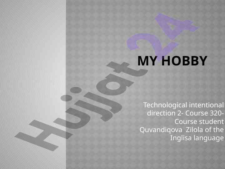 Hobby and its importance in personal development