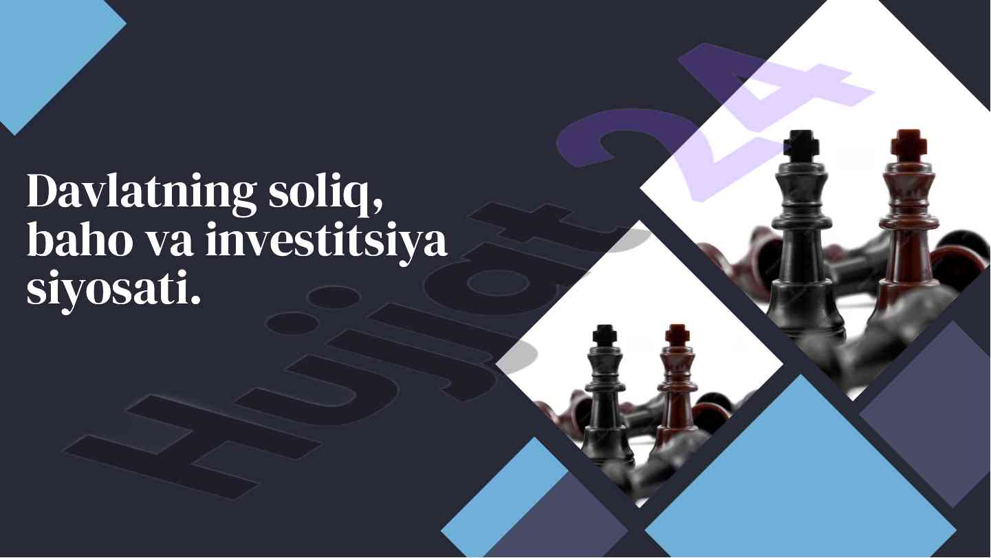 Davlat soliq politikasining asosiy qonunlari