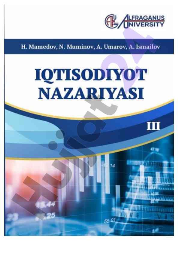 Iqtisodiyot nazariyasi iii tom darslik