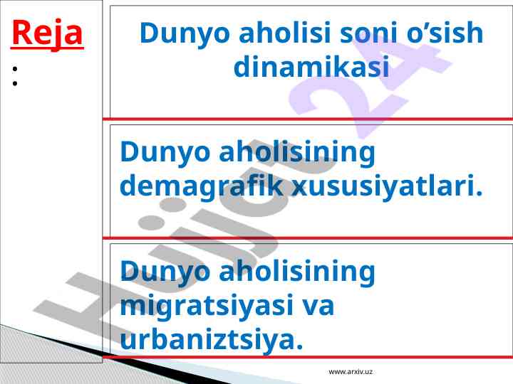Dunyo aholisi statistikasi va prognozlari 2023