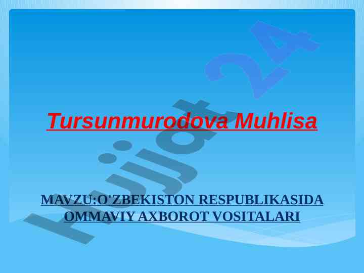 O'zbekistondagi ommaviy axborot vositalari strategiyalari