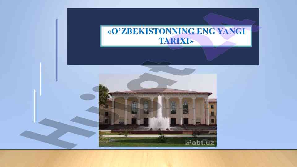O‘zbekiston tarixida davlatchilik tushunchasi