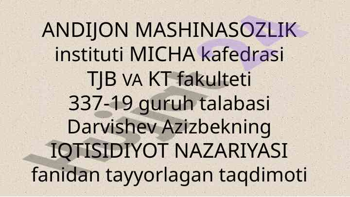 Oila byudjeti taqdimoti va harajatlar hisobi