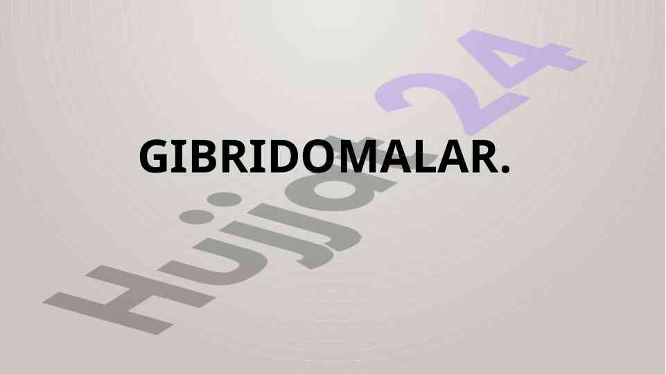 Gibridoma texnologiyasi va uning tibbiyotdagi qo‘llanilishi