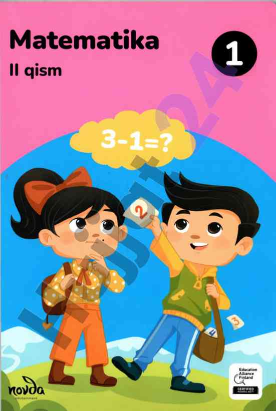 Matematika darsligi 1-sinf uchun 2-qism