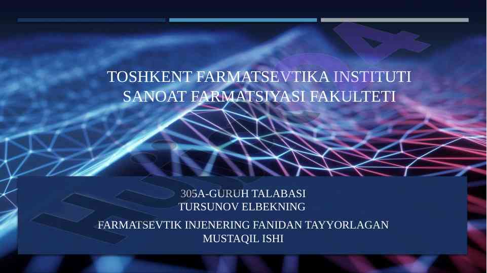 Zamonaviy ekstraktorlar va ularning sanoatda qo’llanilishi