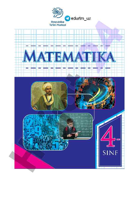 Umumiy o'rta ta'lim maktablari uchun darslik