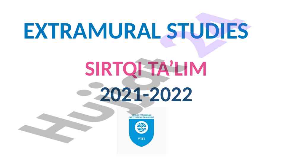 Sirtqi ta’lim va oliy ta’lim tizimi rivojlanishi