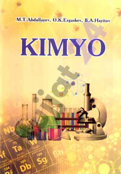 Kimyo fanidan o‘quv qo‘llanma