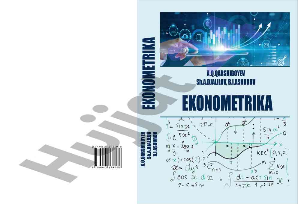 Ekonometrika: o‘quv qo‘llanma asosiy tushunchalar