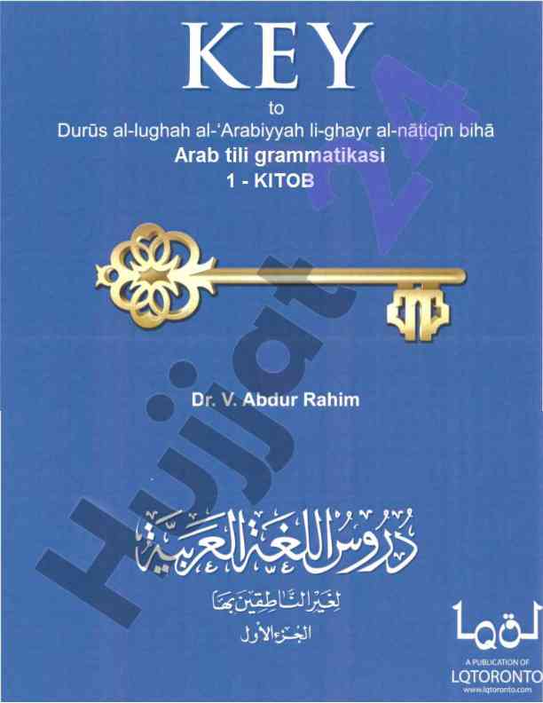 Arab tili o‘rganish uchun qulay kitob