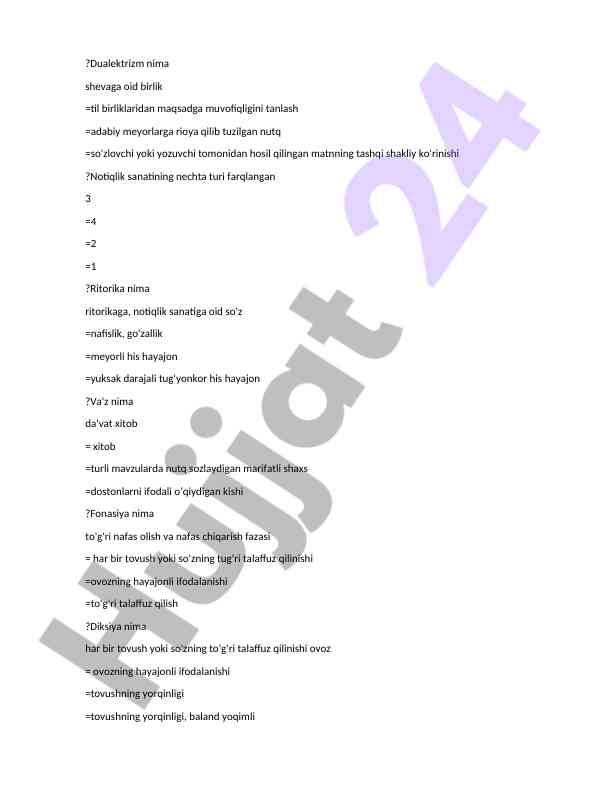 Notiqlik sanati va ritorikaning asosiy tushunchalari