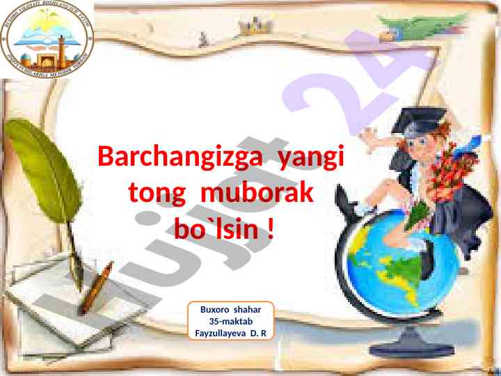 Tozalikka rioya qilishi bilan shug‘ullanish masalalari