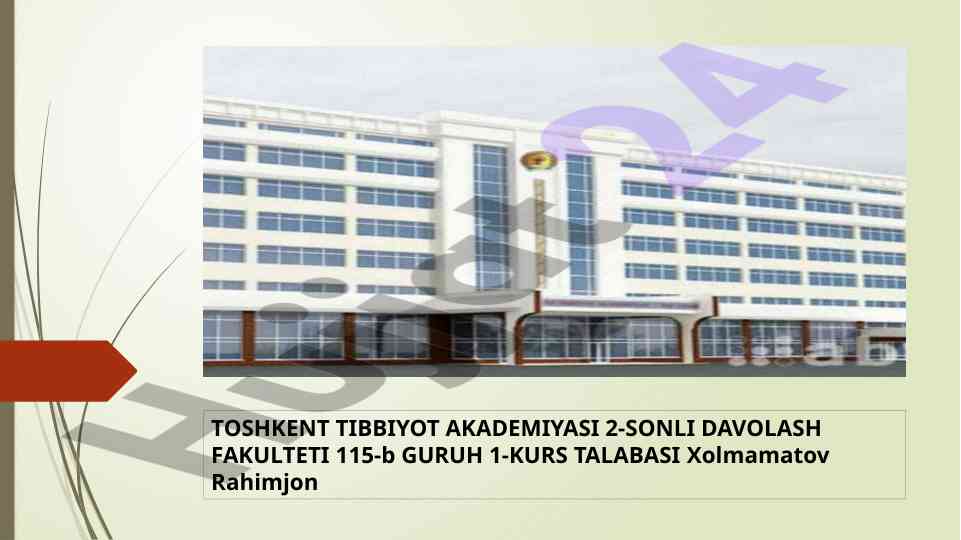 Bolalar jarrohligi va diagnostika qiyinchiliklari