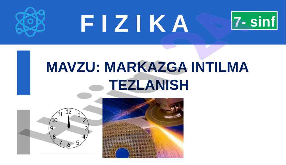 Aylanma harakatda tezlanish va tezlik