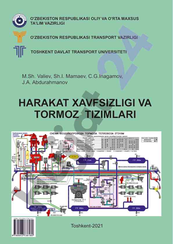 Harakat xavfsizligi va tormoz tizimlari o‘quv qo‘llanma