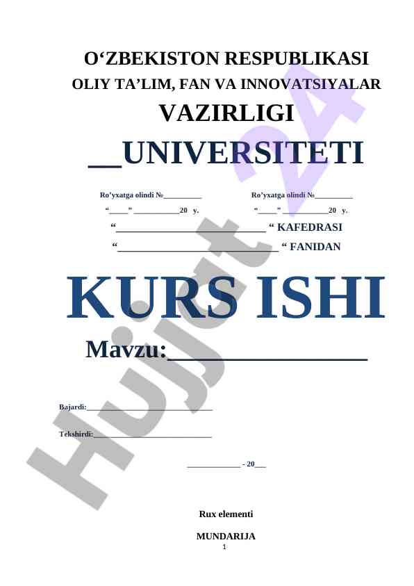 UZLUKSIZ TA'LIM TIZIMIDA ISLOHLAR