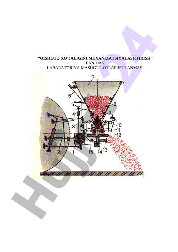 Qishloq xo'jaligini mexanizatsiyalash