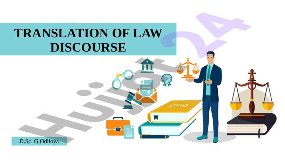 Translation of law discourse and legal terminology