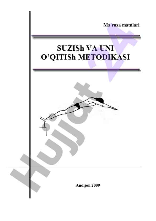 Suzish va uni o‘qitish metodikasi ma'ruza matnlari