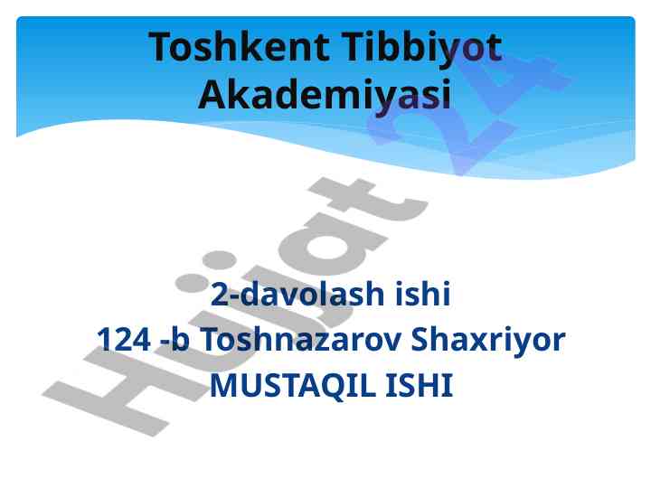 Odam parazitlari gelmintari jigar qurti tahlili