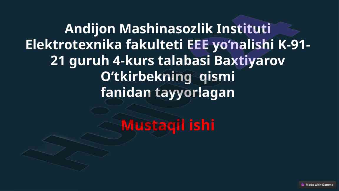 Energiya samaradorligini oshirish imkoniyatlari liftlarda
