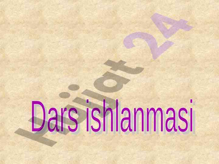 Oltin kuz oliy ta'lim dars uchun tavsiyalar